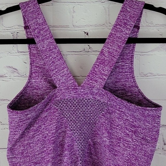 Reebok Heathered Purple Active Tanktop Size Small - Picture 4 of 6